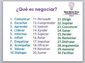 ¿Qué es negociar?