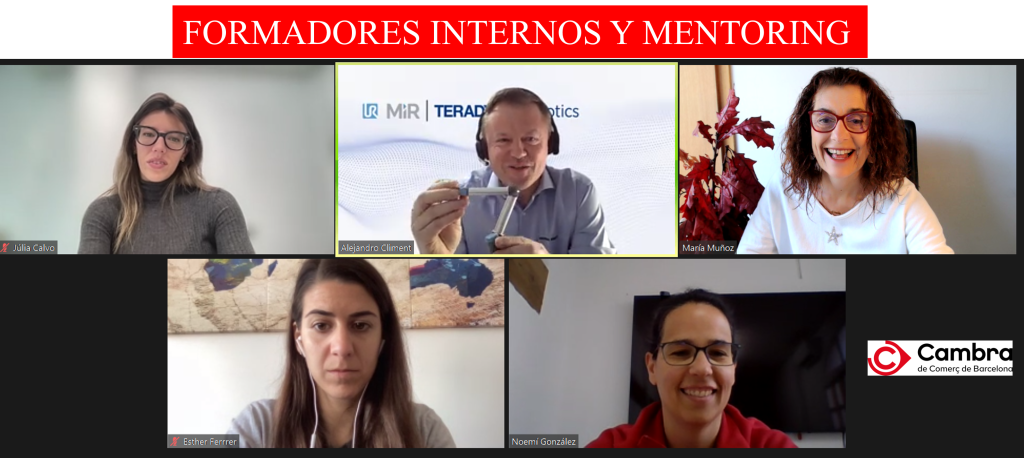 Internal trainers who are also mentors Internal trainers who are also mentors